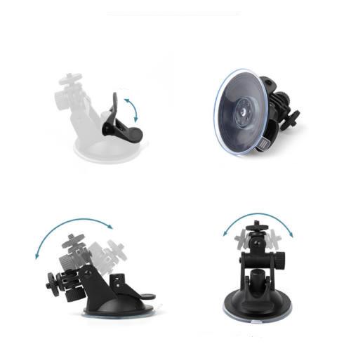 Aksiyon Kameralar İçin Suction Cup Vakumlu Vantuz Bağlantı Aparatı GoPro SJCAM DJI