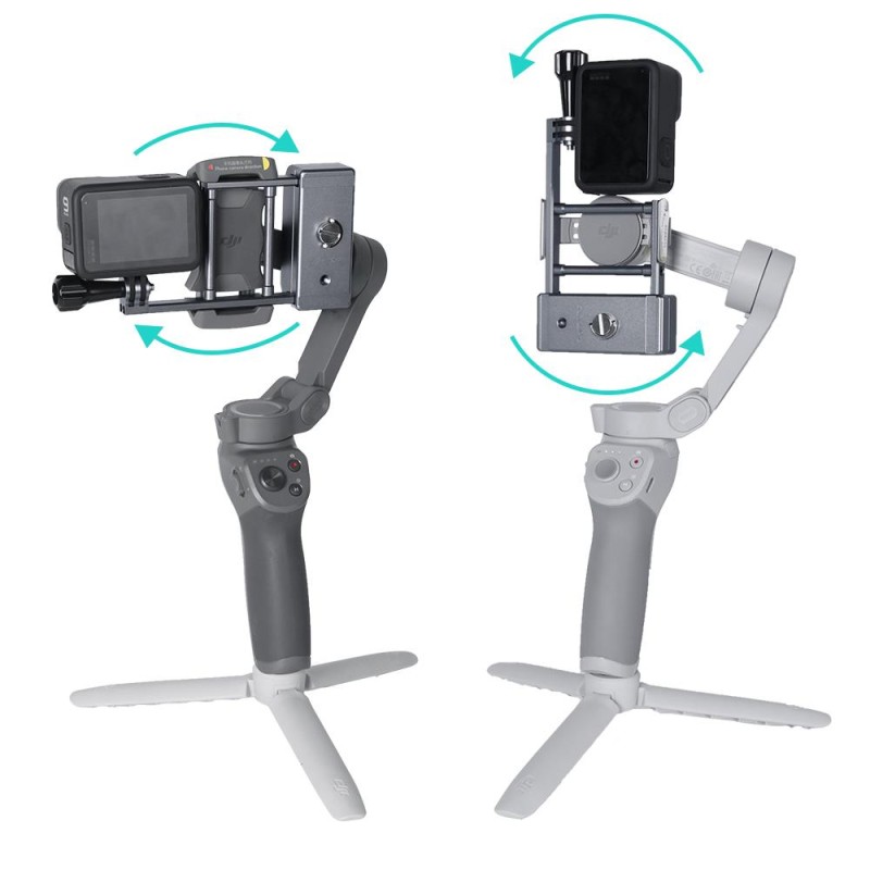 DJI Osmo Mobile 4 ve Mobile 3 Gimbal İçin GoPro Osmo Action Bağlantı Adaptörü