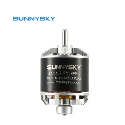 SunnySky A2216 1400KV Brushless Fırçasız Motor Multikopter Multirotor Drone Motoru CCW (Saat Yönü Tersi) - 1 Adet - Thumbnail