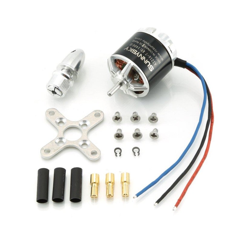 SunnySky A2216 1400KV Brushless Fırçasız Motor Multikopter Multirotor Drone Motoru CW (Saat Yönü) - 1 Adet