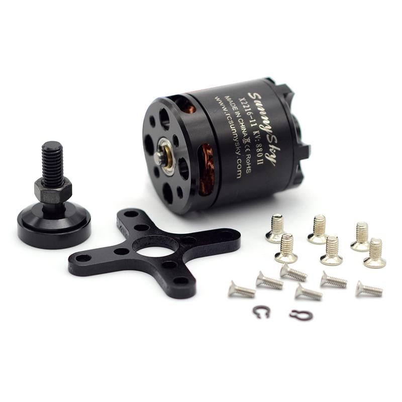 SunnySky X2216 KV1400 Outrunner Brushless Fırçasız Motor Multikopter Multirotor Drone Motoru CW (Saat Yönü) - 1 Adet