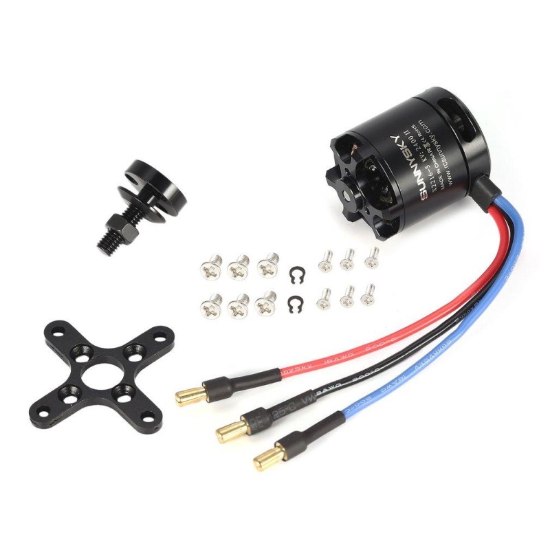 SunnySky X2216 KV1400 Outrunner Brushless Fırçasız Motor Multikopter Multirotor Drone Motoru CW (Saat Yönü) - 1 Adet