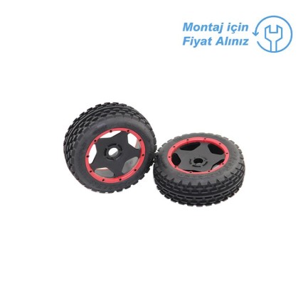 SY RACING - SY RACING 1/5 BAJA RC Araba İçin Ön Lastik Seti (Jant Haric) - 2 Adet - (Teknik Servis Ürünüdür-Montaj İçin Fiyat Alınız)