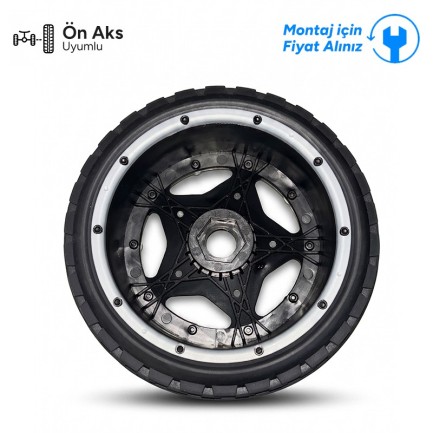 SY RACING 1/5 BAJA 5B RC Araba İçin Dirt Busters Front Tire Set Ön Lastik-Jant Seti 1 Adet 59001 (Teknik Servis Ürünüdür-Montaj İçin Fiyat Alınız) - Thumbnail