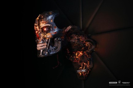 Pure Arts T-800 Battle Damaged Art Mask 1:1 Life-Size Bust Terminator 2 906839 - Thumbnail