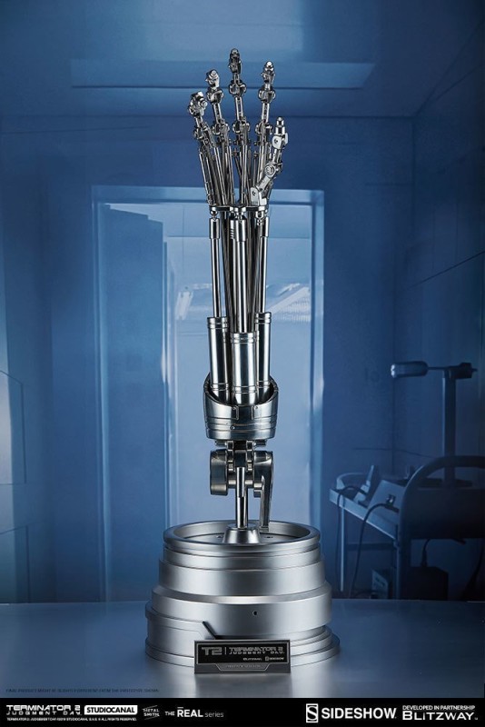T-800 Endoskeleton Arm and Brain Chip Collectible Set