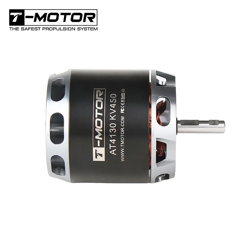 T-Motor AT4130 450KV Brushless Fırçasız Sabit Kanat VTOL UAV Drone Uçak Uzun Şaft Motor