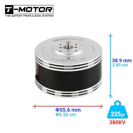 T-MOTOR - T-Motor MN505-S 380KV Brushless Fırçasız UAV Motor VTOL Multikopter Multi-rotor Quadcopter Hexacopter Drone Motoru