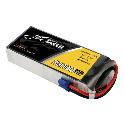 Tattu 4S 22000mAh 14.8V 30C Lityum Polimer Li-Po Lipo Batarya Drone Pil - Thumbnail