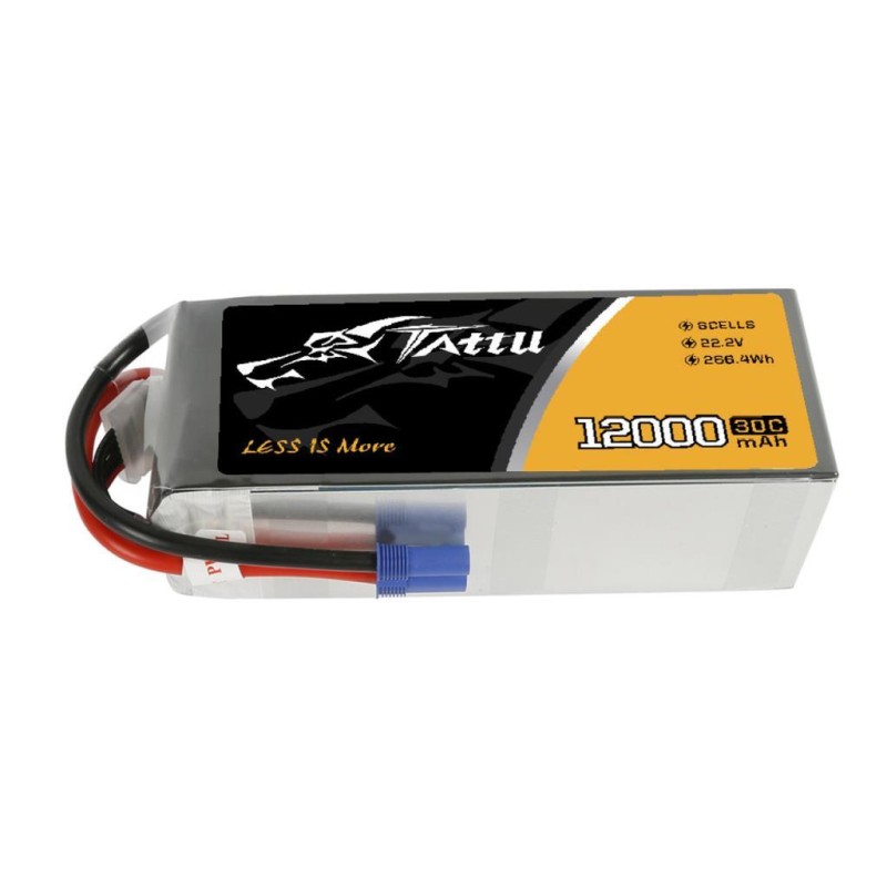 Tattu G-Tech 30C 6S 12000mAh 22.2V Lityum Polimer Li-Po Lipo Batarya Drone Pil