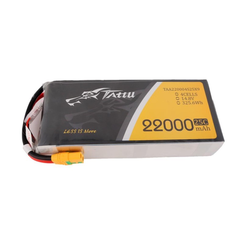 Tattu G-Tech 4S 22000mAh 14.8V 25C Lityum Polimer Li-Po Lipo Batarya Drone Pil