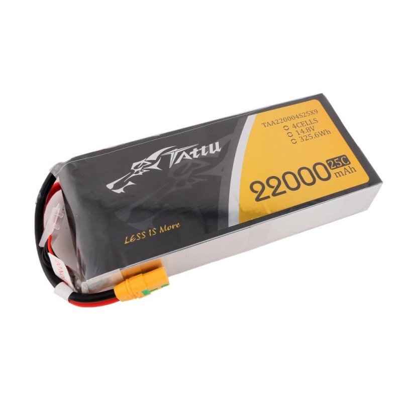 Tattu G-Tech 4S 22000mAh 14.8V 25C Lityum Polimer Li-Po Lipo Batarya Drone Pil