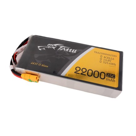 Tattu G-Tech 4S 22000mAh 14.8V 25C Lityum Polimer Li-Po Lipo Batarya Drone Pil - Thumbnail