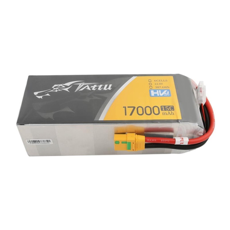 Tattu G-Tech 6S 17000mAh 22.8V 15C HV Lityum Polimer Li-Po Lipo Batarya Drone Pil