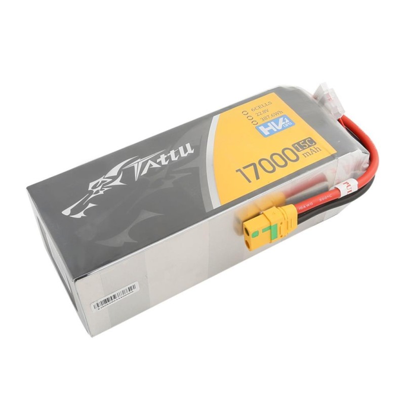 Tattu G-Tech 6S 17000mAh 22.8V 15C HV Lityum Polimer Li-Po Lipo Batarya Drone Pil