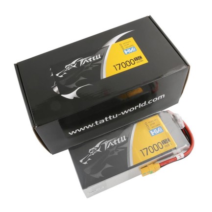 Tattu G-Tech 6S 17000mAh 22.8V 15C HV Lityum Polimer Li-Po Lipo Batarya Drone Pil - Thumbnail