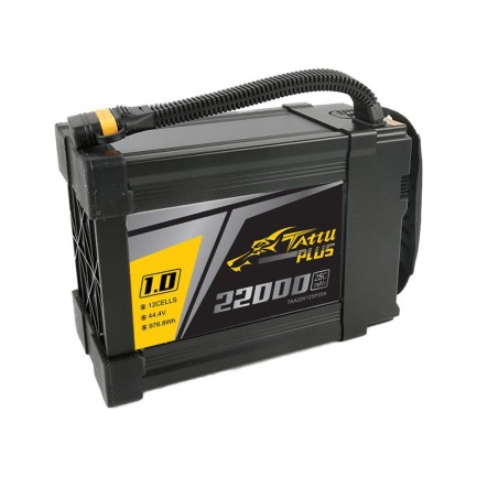 Tattu Plus 1.0 12S 22000mAh 44.4V 25C Lityum Polimer Li-Po Lipo Smart Batarya Drone Pil - Thumbnail
