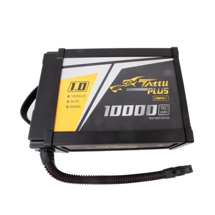 Tattu Plus 1.0 Compact 12S 10000mAh 44.4V 15C Lityum Polimer Li-Po Lipo Batarya Drone Pil - Thumbnail