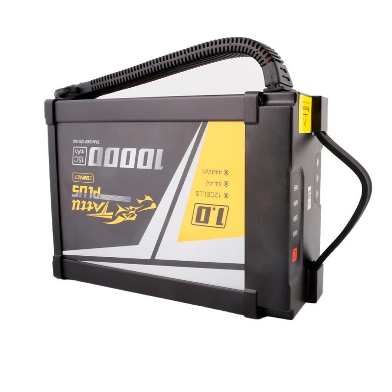 Tattu Plus 1.0 Compact 12S 10000mAh 44.4V 15C Lityum Polimer Li-Po Lipo Batarya Drone Pil