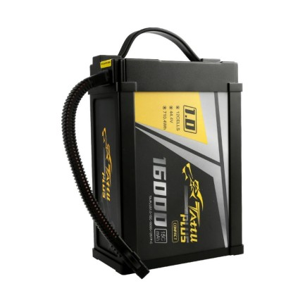 Tattu Plus 1.0 Compact 12S 16000mAh 44.4V 15C Lityum Polimer Li-Po Lipo Smart Batarya Drone Pil - Thumbnail