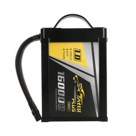 Tattu Plus 1.0 Compact 12S 16000mAh 44.4V 15C Lityum Polimer Li-Po Lipo Smart Batarya Drone Pil - Thumbnail