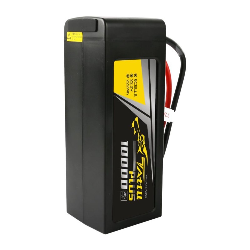 Tattu Plus 6S 10000mAh 22.2V 25C Lityum Polimer Li-Po Lipo Batarya Drone Pil