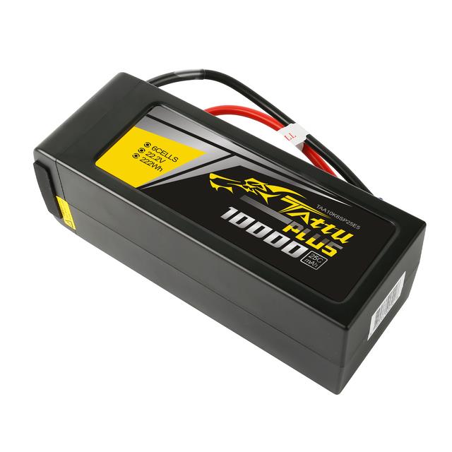 Tattu Plus 6S 10000mAh 22.2V 25C Lityum Polimer Li-Po Lipo Batarya Drone Pil