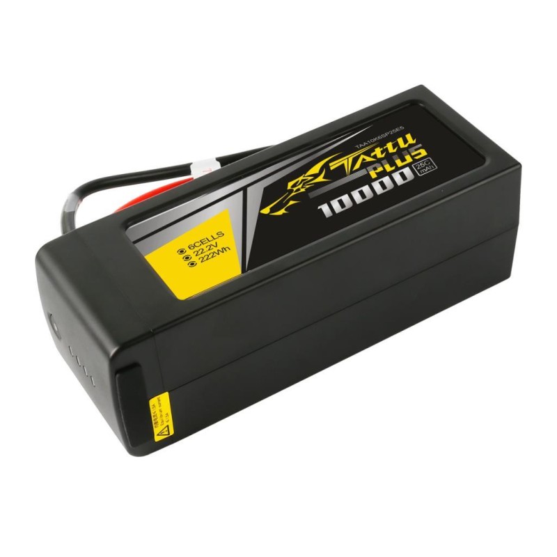 Tattu Plus 6S 10000mAh 22.2V 25C Lityum Polimer Li-Po Lipo Batarya Drone Pil