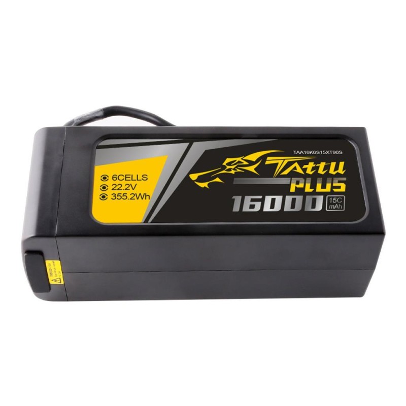 Tattu Plus 6S 16000mAh 22.2V 15C Lityum Polimer Li-Po Lipo Smart Batarya Drone Pil