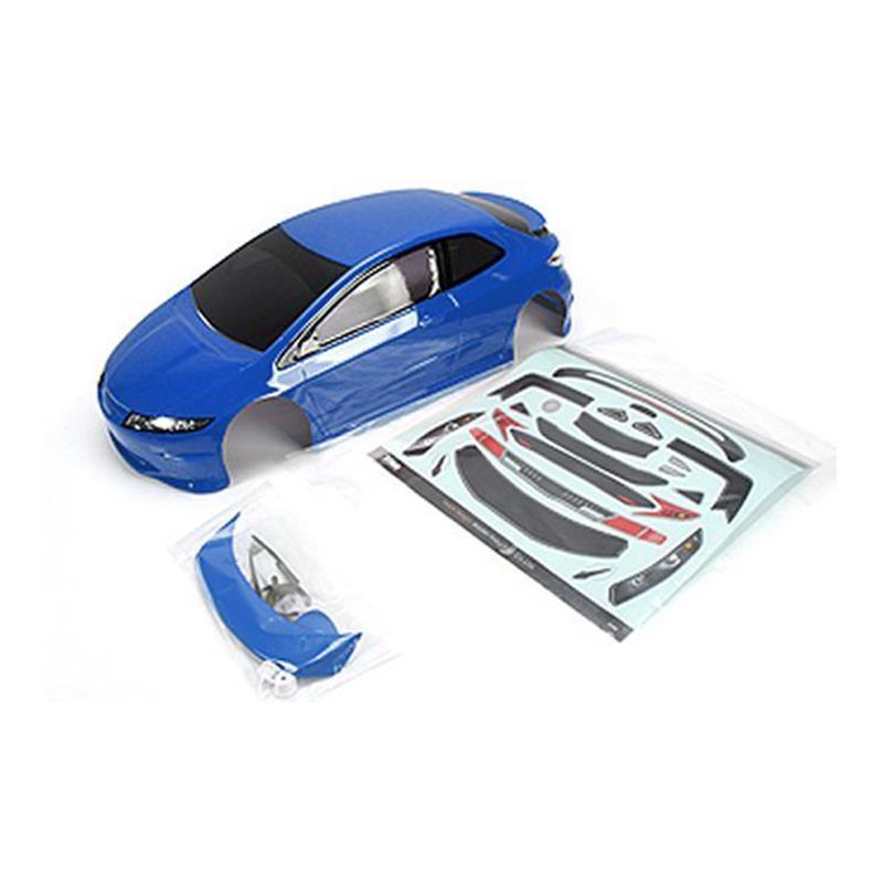 Team Magic Honda Type-R Mavi Body 1/10 RC Model Araba Kep Cap Shell Kabuk ( Boyalı ) 