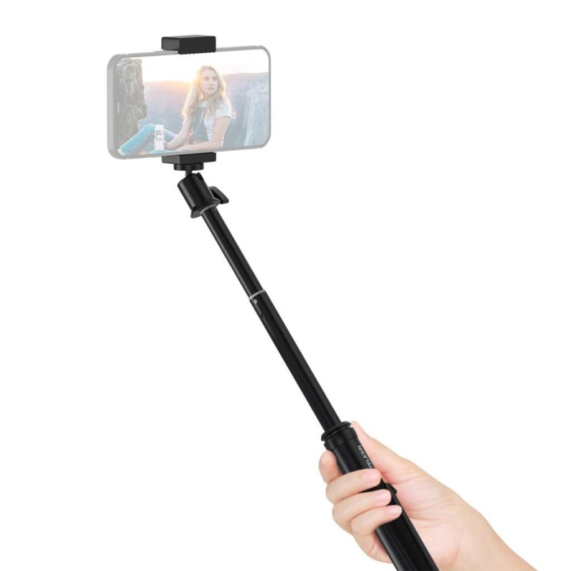 TELESIN Aksiyon Kamera & Telefon & DSLR Kameralar İçin 90CM Alüminyum Üst Kalite Selfie Çubuğu + Tripod