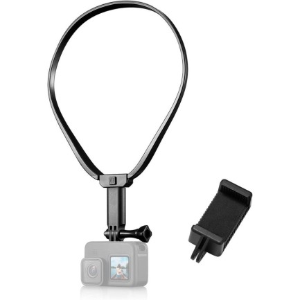 TELESIN - TELESIN Aksiyon Kameraları İçin İçin Boyun Bağlantı Aksesuarı ( GoPro / Sjcam / Insta360 / Vantop )