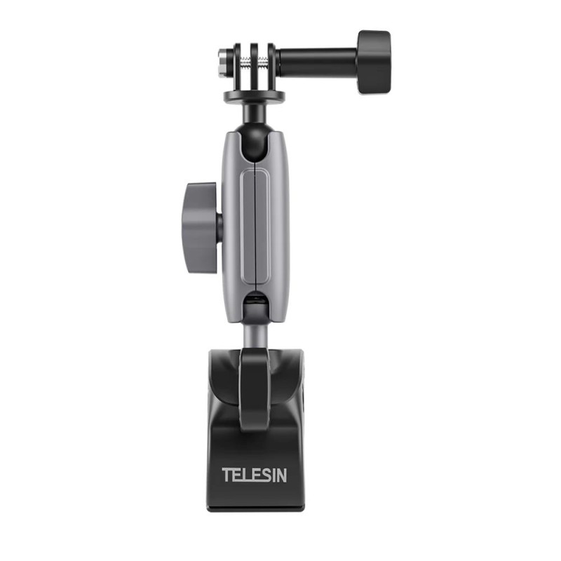 TELESIN Alüminyum Alaşımlı Açılı Handlebar Mount ( GoPro Hero11 Black / Hero10 Black / Hero9 Black / Hero8 / Insta360 / Sjcam / Osmo Action )