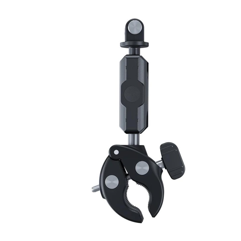 TELESIN Alüminyum Alaşımlı Açılı Handlebar Mount ( GoPro Hero11 Black / Hero10 Black / Hero9 Black / Hero8 / Insta360 / Sjcam / Osmo Action )