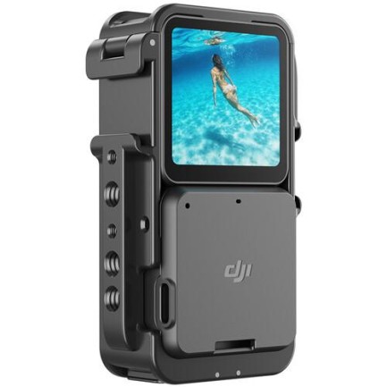 TELESIN DJI Action 2 Aksiyon Kamera İçin Alüminyum Yüksek Kalite Frame Çerçeve Kafes ( Dual-Screen & Power Combo İle Uyumlu ) - Thumbnail