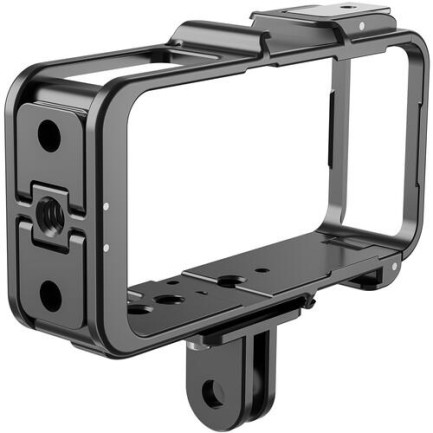 TELESIN DJI Action 2 Aksiyon Kamera İçin Alüminyum Yüksek Kalite Frame Çerçeve Kafes ( Dual-Screen & Power Combo İle Uyumlu ) - Thumbnail