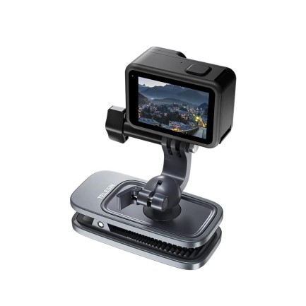 TELESIN GoPro İçin Manyetik 360 Derece Çanta ve Sırt Çantası Klipsi ( GoPro Hero11 Black / Hero10 Black / Hero9 Black / Hero8 Black / Insta360 / Sjcam / Osmo Action ) - Thumbnail