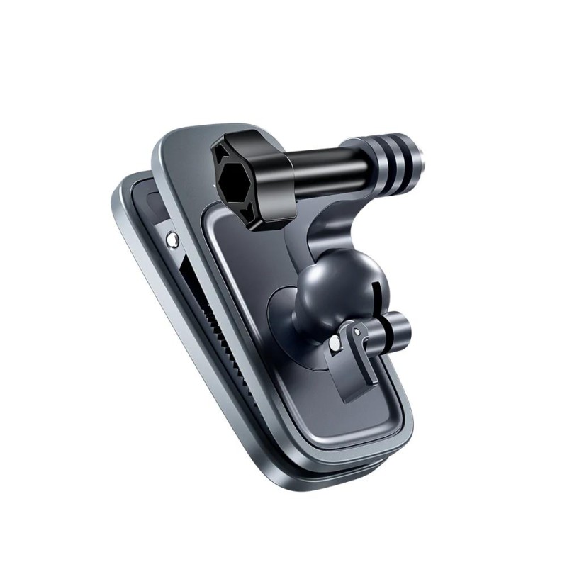 TELESIN GoPro İçin Manyetik 360 Derece Çanta ve Sırt Çantası Klipsi ( GoPro Hero11 Black / Hero10 Black / Hero9 Black / Hero8 Black / Insta360 / Sjcam / Osmo Action )