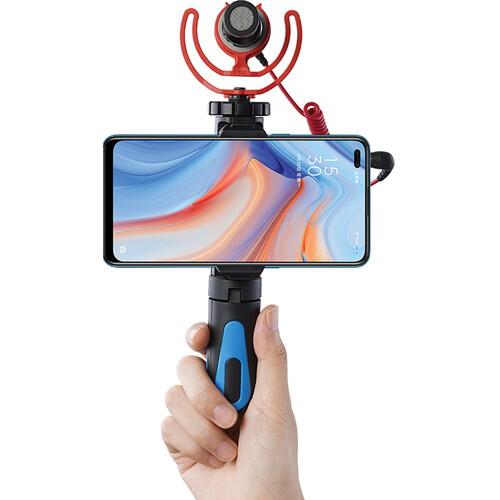 TELESIN Telefon İçin Ayarlanabilir Açılı Mini Tripod + Telefon Tutacağı