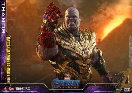 Hot Toys - Hot Toys Thanos (Battle Damaged Version) Sixth Scale Figure 905891 MMS564