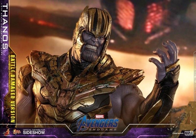Hot Toys Thanos (Battle Damaged Version) Sixth Scale Figure 905891 MMS564