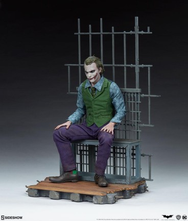 Sideshow Collectibles The Joker Exclusive Premium Format Figure 3007171 DC Comics / The Dark Knight ( TDK ) Heath Ledger - Thumbnail