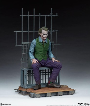 Sideshow Collectibles The Joker Exclusive Premium Format Figure 3007171 DC Comics / The Dark Knight ( TDK ) Heath Ledger - Thumbnail
