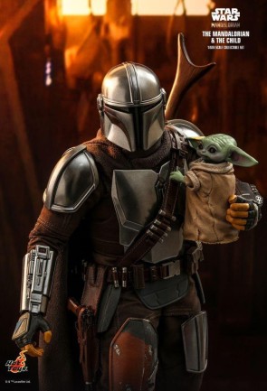 Hot Toys The Mandalorian and The Child Deluxe Version Sixth Scale Figure 905873 - Thumbnail