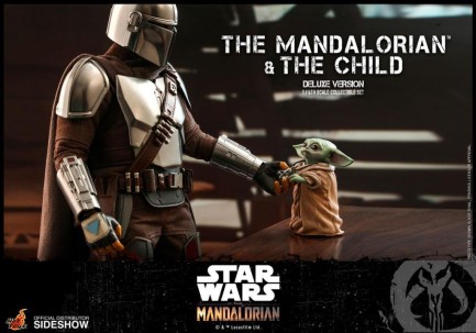 Hot Toys The Mandalorian and The Child Deluxe Version Sixth Scale Figure 905873 - Thumbnail