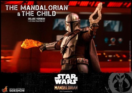 Hot Toys The Mandalorian and The Child Deluxe Version Sixth Scale Figure 905873 - Thumbnail