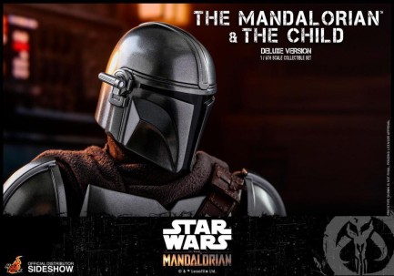 Hot Toys The Mandalorian and The Child Deluxe Version Sixth Scale Figure 905873 - Thumbnail