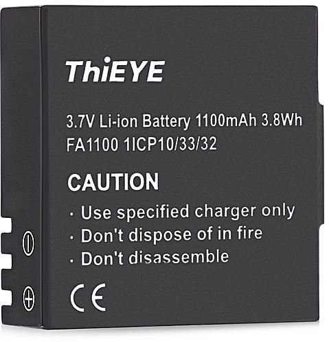ThiEYE T5 Edge 1100mAh Batarya (Thieye T5 Edge Aksiyon Kamera Harici Uyumlu Değildir)