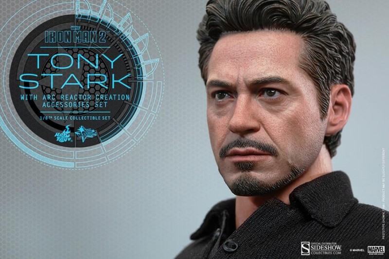 Tony Stark with Arc Reactor Creation Accessories Sixth Scale Figure