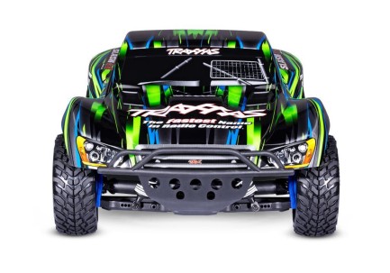 Traxxas 1/10 Slash 4x4 BL-2S 4X4 RTR 4WD Brushed Short Course 1/10 TQ Elektrikli Rc Model Araba Yeşil - Thumbnail